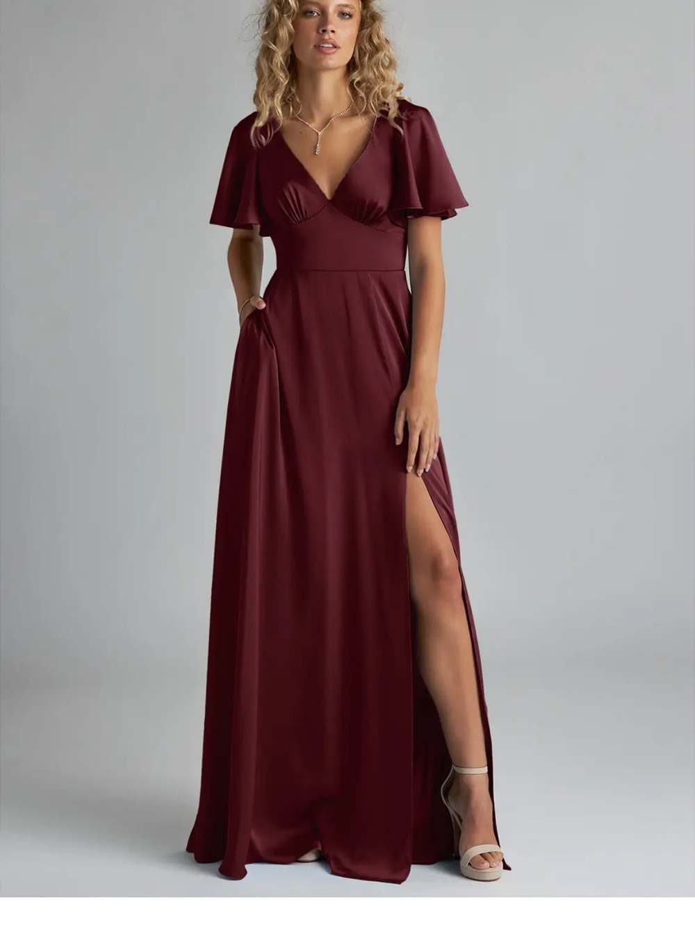 Azazie Kimber stretch satin